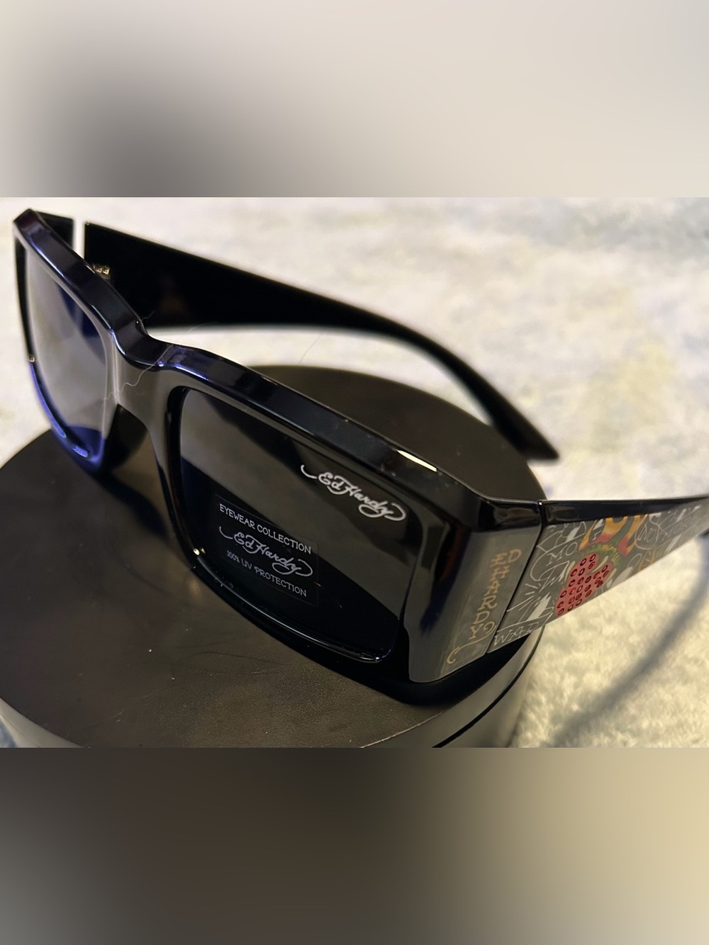ED HARDY 100% UV PROTECTION SUNGLASSES/UNISEX/NWOT!